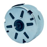 Front-facing Mechtex MTR5 synchronous motor with ventilated metal cover and central shaft opening for steady-speed industrial applications