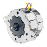 MTR8C AC synchronous motor featuring external connection wires and compact metal body for automation applications